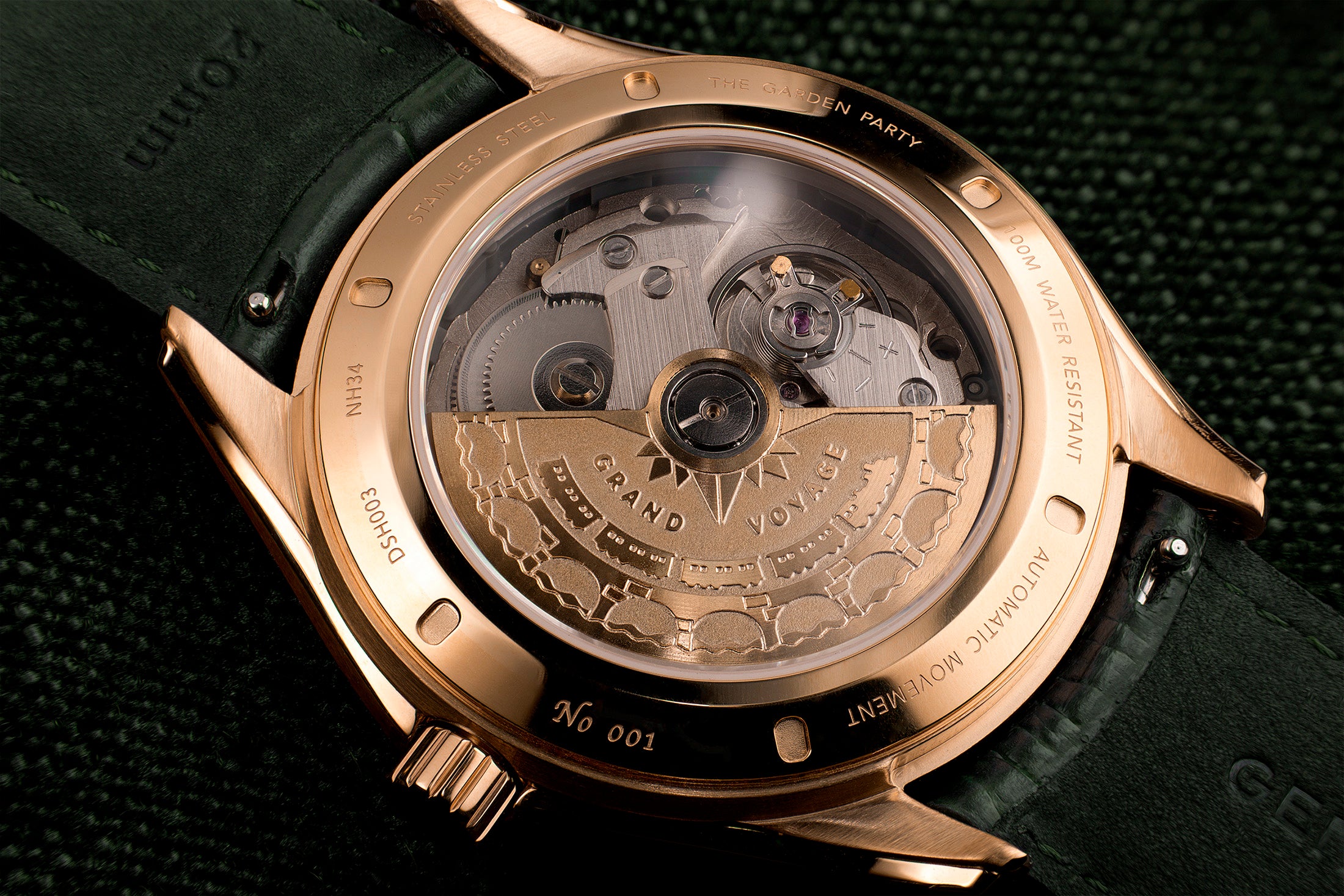 Grand Voyage GMT - Rose Gold & Deep Green